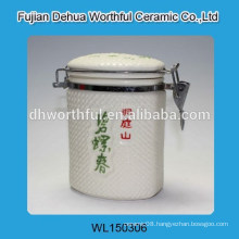 High quality white ceramic seal pot